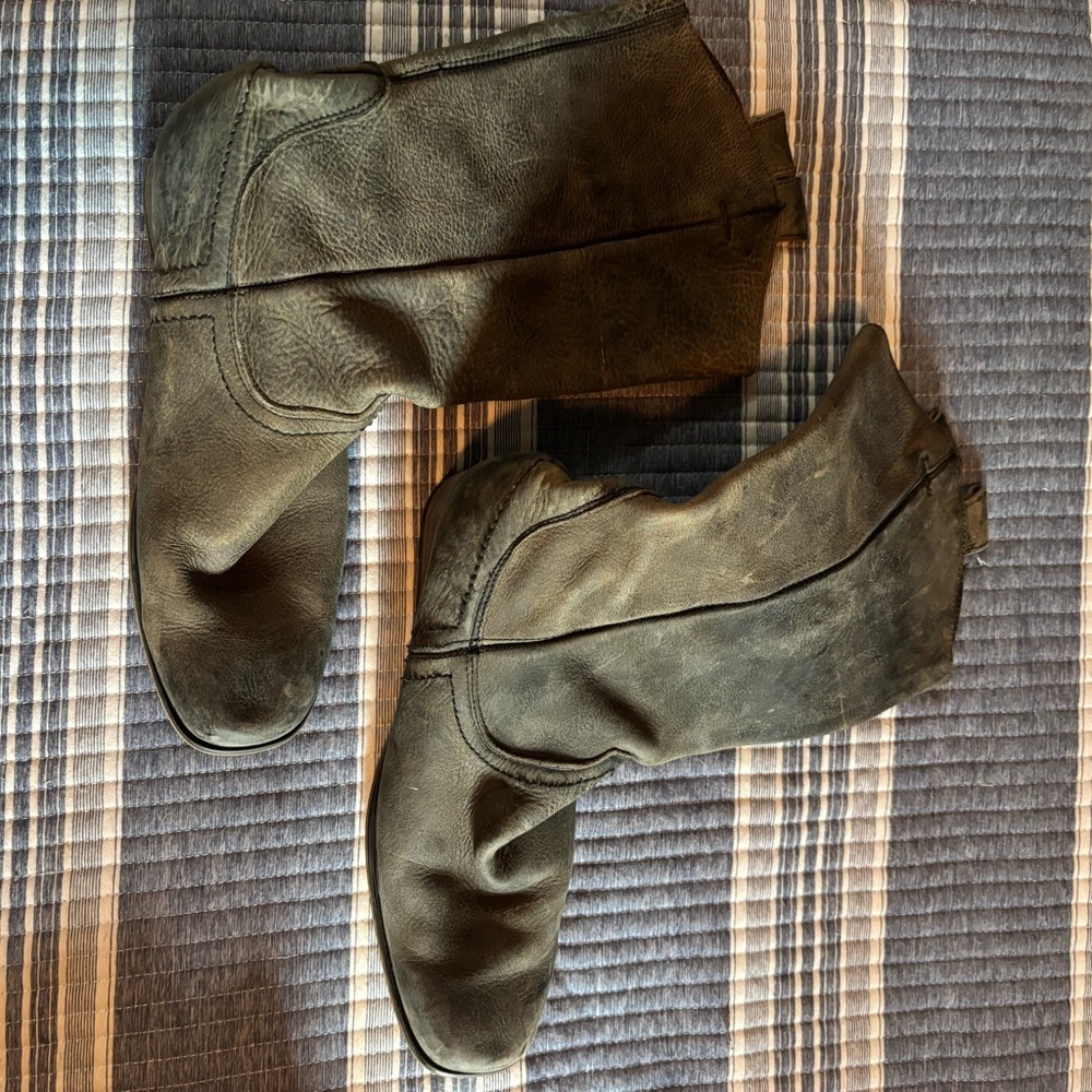 Brown Leather Boots